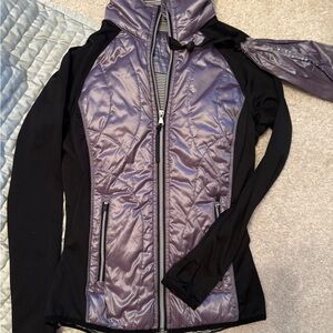 Calvin Klein Women's Purple and Black light Jacket